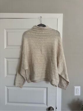 Prologue Neutral Cream Turtleneck Sweater